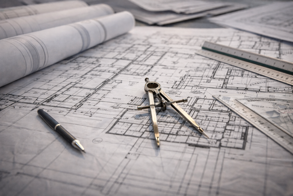 Commercial architecture and layout design in Noida and Delhi NCR for offices and mixed-use projects